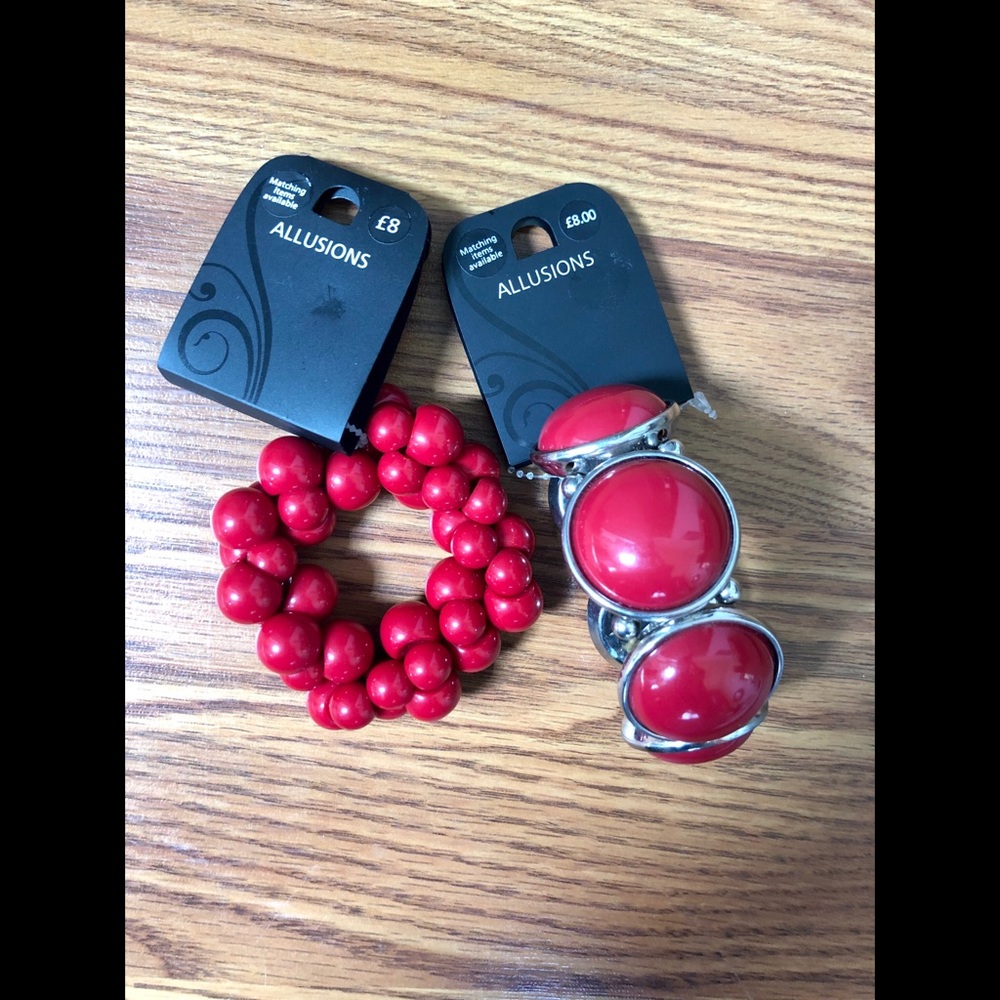 Cute & quirky red bracelets